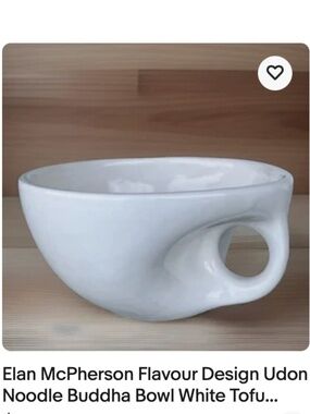 Elan McPherson Flavour Design Buddha Noodle Bowl White